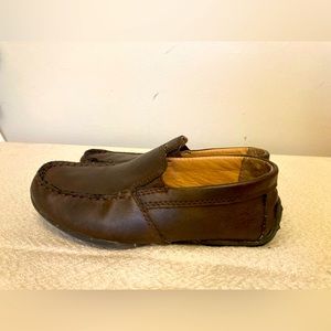 Brown dress loafers
